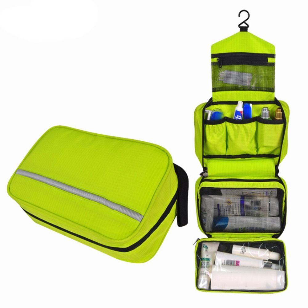 Portable Travel Toiletry Bag Sturdy Hanging Hook Cosmetic Bag Wash Organizer Kit  Business Trips