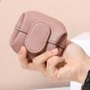 Mini Coin Purse Solid PU Wallets Earphone Storage Bag Casual Leather Storage Bag Coin Pocket Purse for Daily Use