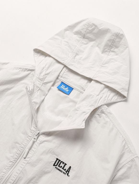 Ucla Unisex Lightweight Zip-Up Windbreaker [O-White] (Ua3Uj99_33)