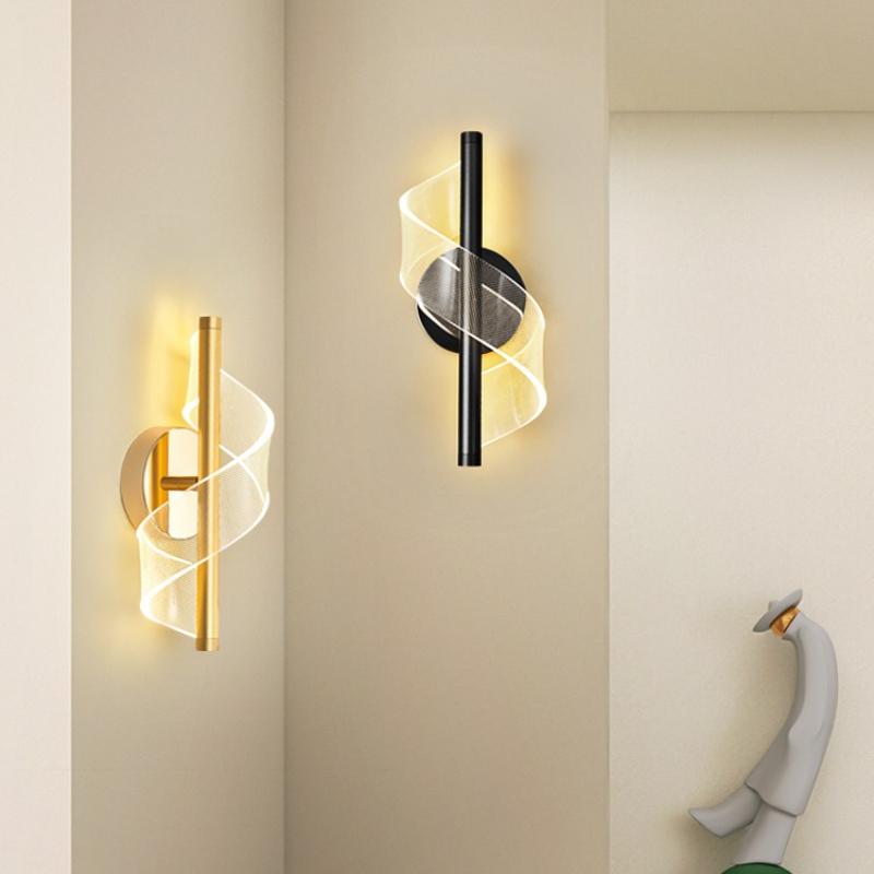 Acrylic LED Wall Sconce Lamp Indoor Lighting For Home Bedside Living Room Corridor Stairs Decoration Luxurious Modern Wall Lamp