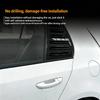 Car Rear Side Vent Quarter Window Louver Shutter Cover Trim Compatible With Golf Mk4/5/6/7/8//R Louver Cover