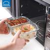 LOCK&LOCK 1000ml Divided Borosilicate Glass Bento Box