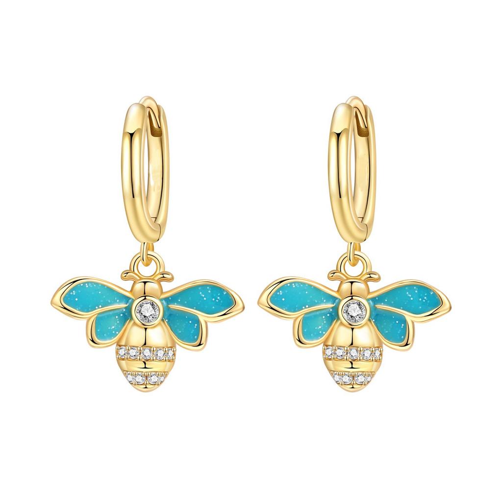 Simple Heart Cross Earrings For Women Fashionable Gold Elegant Jewelry Gift