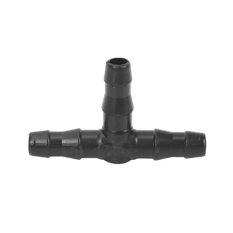 50PCS Universal Barbed Tee Fittings Barbed Connectors Garden Drip Irrigation Joint for 4/7mm Water Tube Watering System