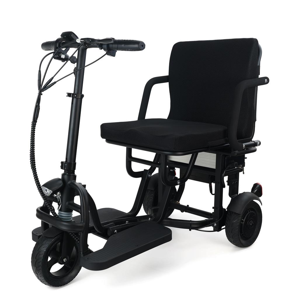 WEYRAL C36VT Safe Electric Riding Wheelchair 300W Motor 8AH Battery 15KM/H Max Speed Convenient Folding Electric Wheelchair