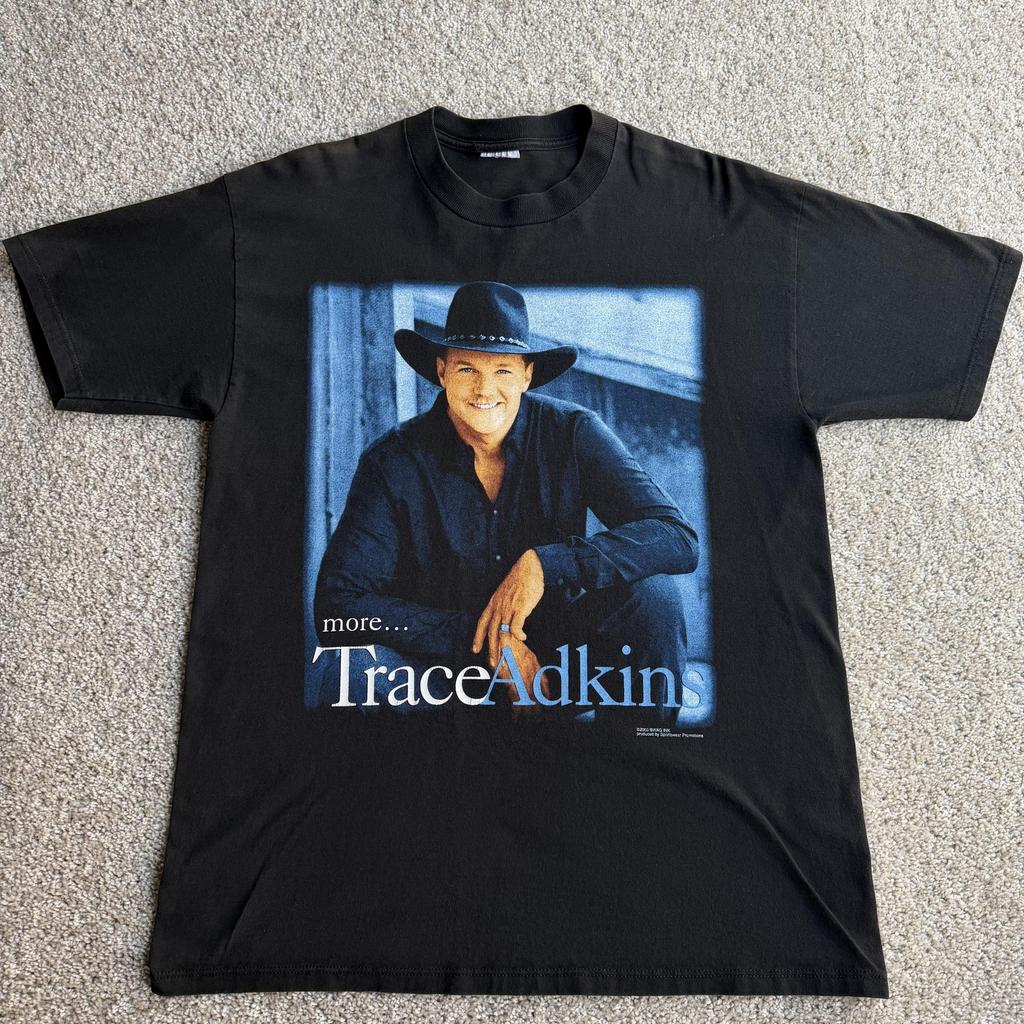 Vintage 2000 Trace Adkins Shirt Mens Large Black Country Music Tee T-Shirt Unisex T-Shirt