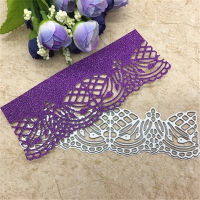 1 buc dantelă bordură Metal tăiere matriță Scrapbook Album Jam embossare