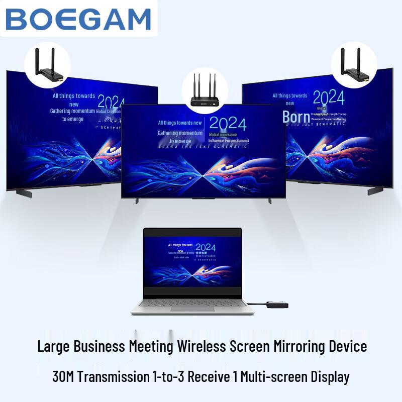 

BOEGAM Wireless Screen Mirroring System (CN version)