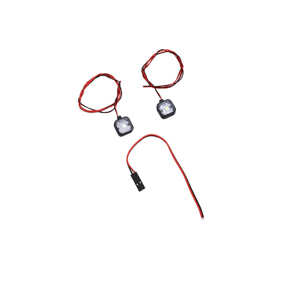 LED Toy Car Lights Remote Control Car Spotlights with Metal Bracket 12mm Diameter RC Car Flashing Light Strips