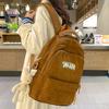 School bag Elementary school girl Junior high school student Corduroy backpack High school student college student backpack