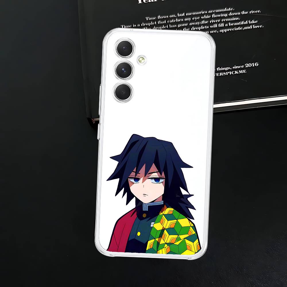 D-Demon S-Slayer Anime Phone Case For Samsung Galaxy A52 A12 A51 S21 Edge S22ULTRA S23 S24 S20LITE Plus Ultra Transparent Cover