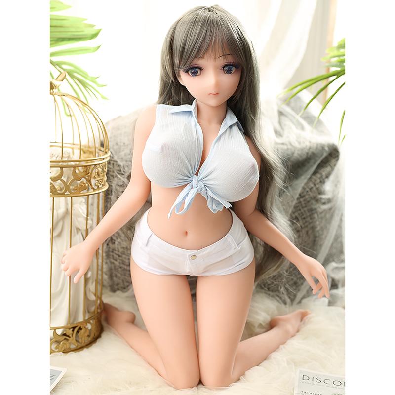 80см 3D Силиконовая секс кукла TPE Реалистичная задница Анальное вагина ...
