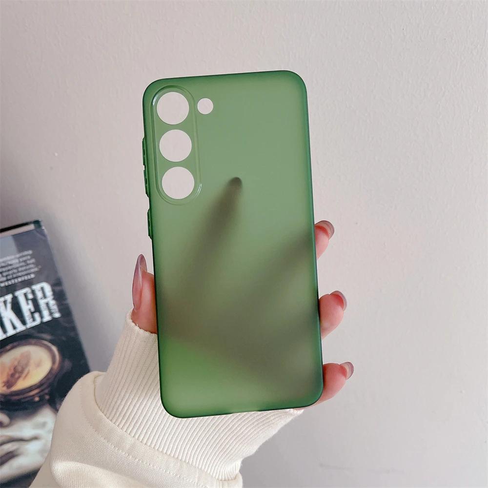 Ultra Thin Matte Translucent Phone Case for Samsung Galaxy S26Ultra S26 Pro S25 Edge S24 S23 A57 A37 A27 A17 A07 A54 Note20Ultra Camera Protect Cover