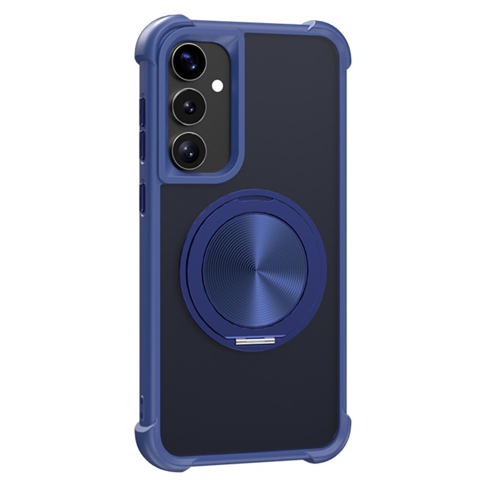 For Samsung Galaxy S25+/S24+ Magnetic Case CD Vein Kickstand TPU + PC Phone Cover