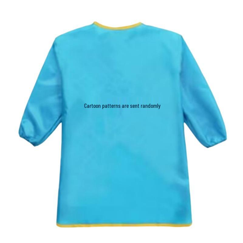Kids Eco-friendly Art Smock: Lightweight, Waterproof, Reversible with Magic Tape for Boys and Girls. S (2-3 years)
