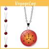 Naruto Necklace Anime Accessories Nine Tomoe Rinne Sharingan Magic Stone Pendant Alloy Crystal