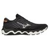 Mizuno Horizon 6 Round Toe Lace-Up Canvas Slip-Resistant Durable Breathable Lightweight Low-Top Running Shoes Men sneaker Black J1GC222604