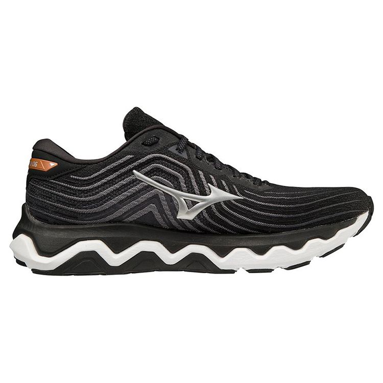 Mizuno Horizon 6 Round Toe Lace-Up Canvas Slip-Resistant Durable Breathable Lightweight Low-Top Running Shoes Men sneaker Black J1GC222604