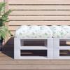 Pallet Cushion with Leaf Pattern 60 x 61.5 x 10 cm Oxford Fabric