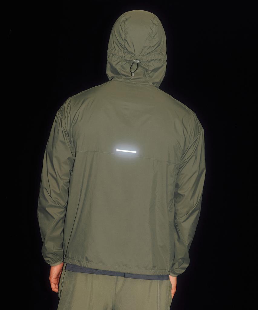 Lazybee [Summer] Ultralight Packable Air Glide Reflect Windbreaker Jacket M Khaki