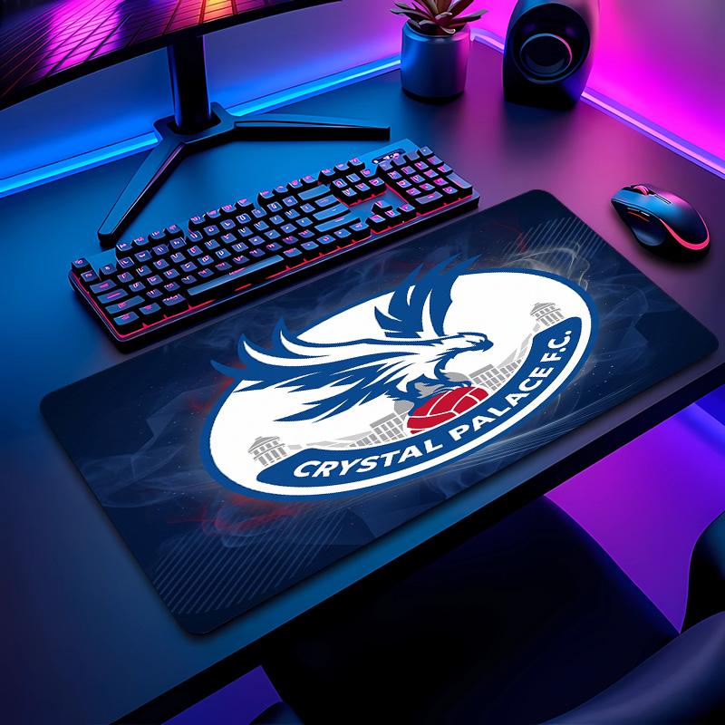 Crystal Palace Football Pattern Mouse Pad Non?Slip Rubber Base Gaming Mousepad For Desk Office Home