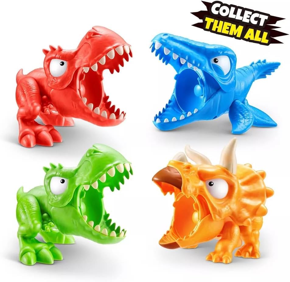 Smashers Dino Island Figursett av ZURU T-Rex (Rød Dino)