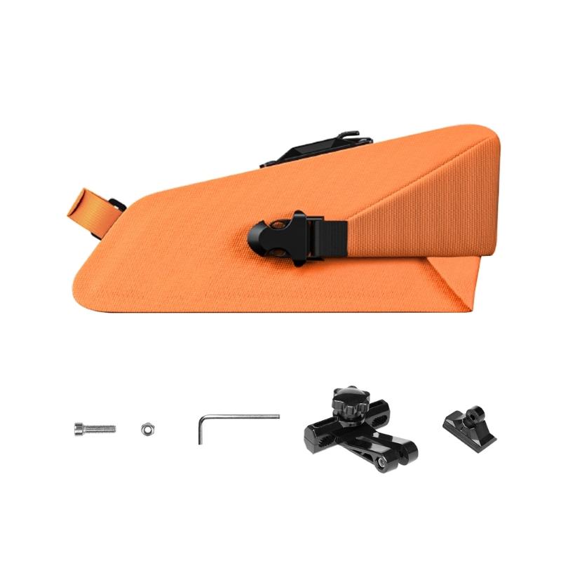 Waterproofed Bike Saddles Bag Weatherproofed Quickly Install Bicycles Rear Bag for Night Cycling Safety
