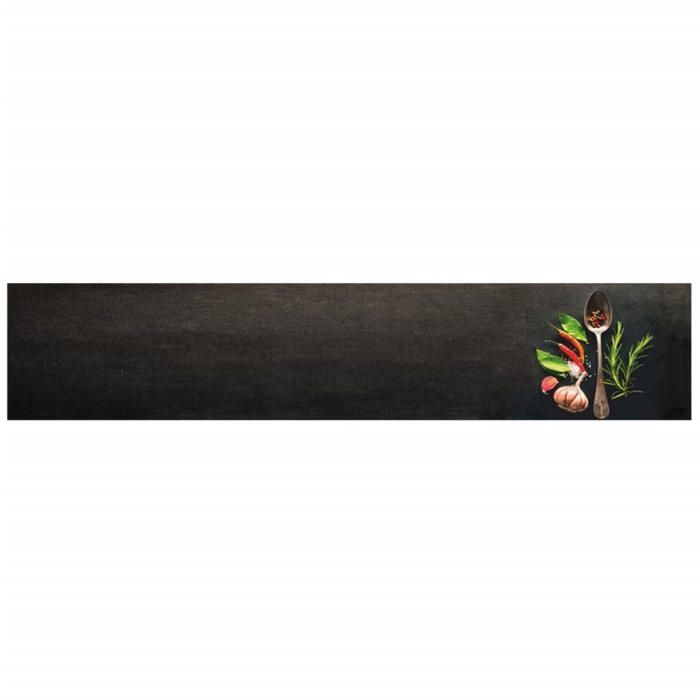 Tapis de cuisine - vidaXL - 60x300 cm - Impression d'épices - Lavable - Antidérapant