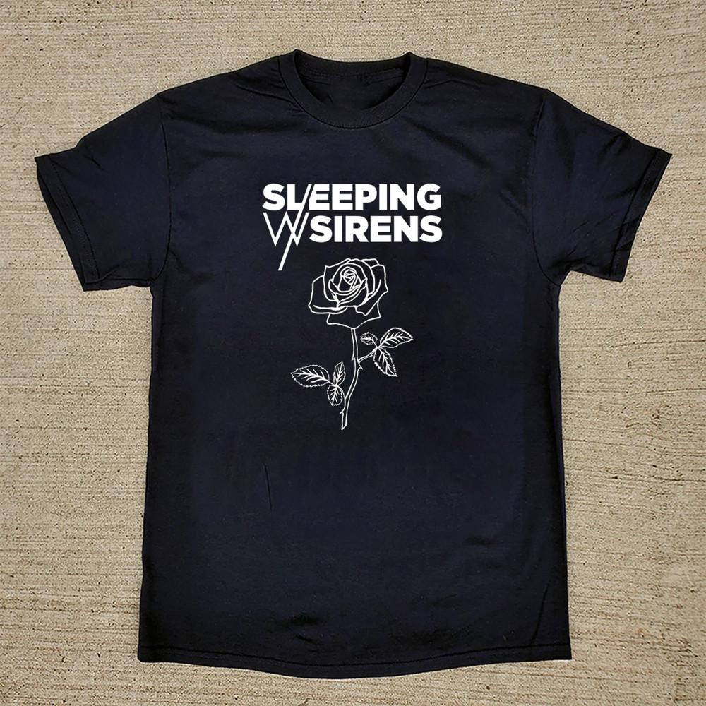 

RARE! Sleeping With Sirens Logo Black Shirt FUll size S-5XL unisex TA959 Unisex T-Shirt XXXL