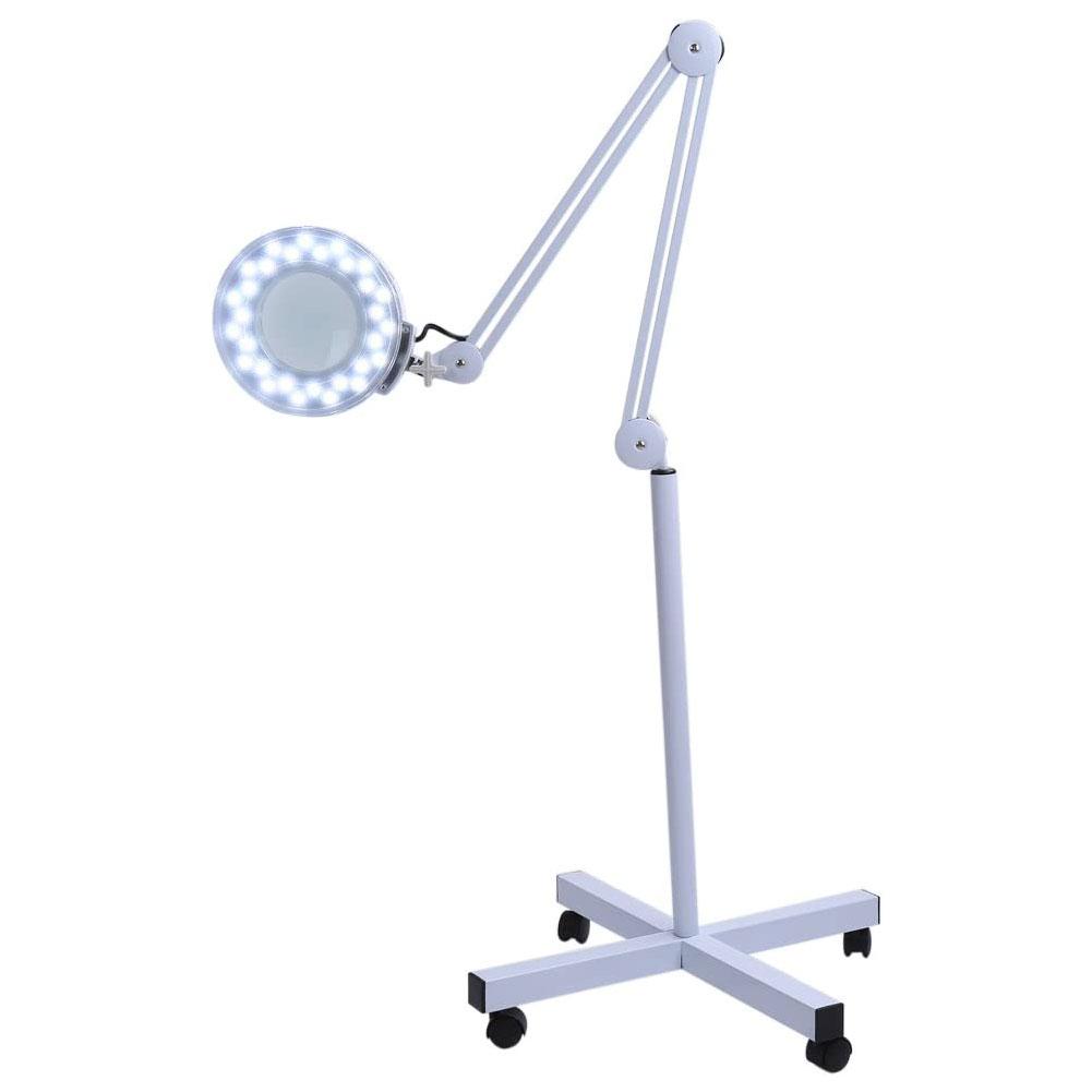 5x Diopter Magnifying Floor Stand Lamp Light Magnifier Tattoo Beauty
