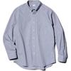Button Long Sleeve Plaid Shirt Unisex Shirts Blue 453151-66