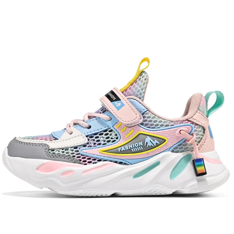 

Летняя сетчатая дышащая повседневная спортивная обувь для девочек, обувь для девочек 39 розовый