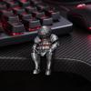 Retro Knight Armor Resin Statue, Medieval Guard Figurine for Desk Shelf, Dark Fantasy Home Decor for Office, Gift for Game Fans