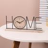 Iron Simple Letter Clock Ornaments Home Entrance Living Room TV Cabinet Desktop Decoration Decoration Decoration
