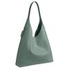 Brooklyn 28 Brand Logo Magnetic Closure Pebbled Leather Tote Shoulder Bag Large Women Tote Bags Sage CU068-B4SG