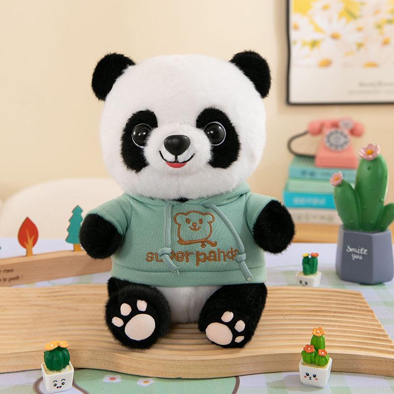 Sweater Giant Panda Plush Toy Cute Panda Doll Doll Zoo Event Souvenir Gift Ragdoll