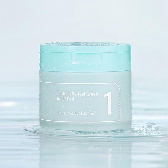 NUMBUZIN No. 1 Centella Re-leaf Green Toner Pad 70 Pads Special Set (+10 Pads)