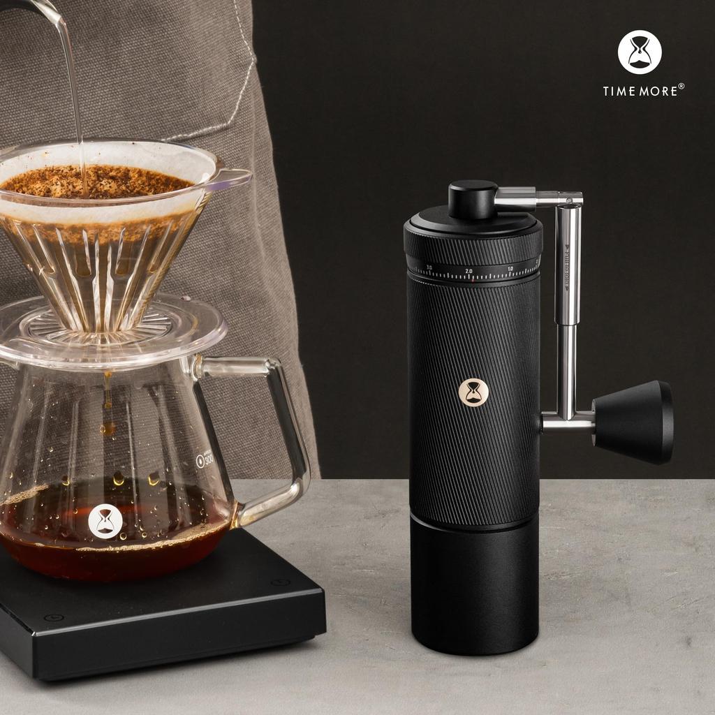 TIMEMORE S3 Coffee Mill, Hand Grinder, All-Metal, External Adjustment, S2C 890 Milling Blade, Easy Operation, Durable