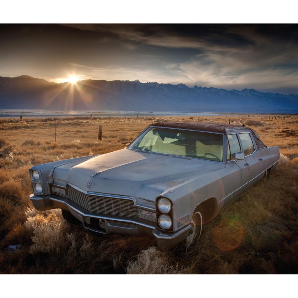 Rod Edwards End Of The Road, California Print