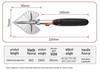 Multifunctional 45° Angle Cut Trunking Scissors for Woodworking & Electrical Work