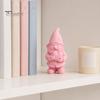 Langlebige 3D-Figur Gedruckte Gartenzwerg-Statue mit Herz, Niedliche Rosa Figur, Wetterbeständiges Innen- und Außenornament, Leicht zu pflegen, Skulpturen