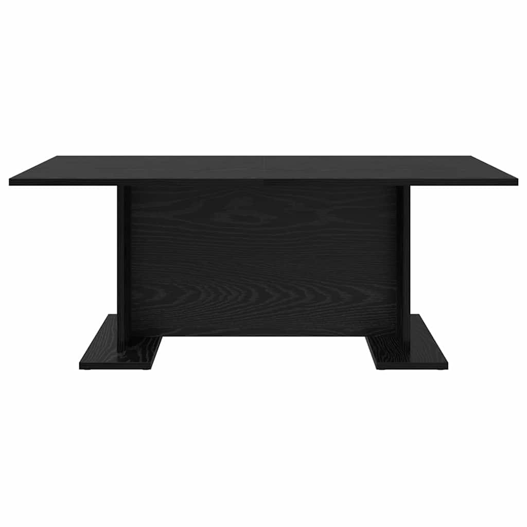 Coffee Table Black Oak Effect 103.5 x 60 x 40 cm