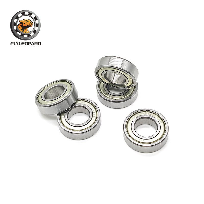 In-stock 6900 2RS Thin-walled Deep Groove Ball Bearing, 10x22x6, High-speed Motor Bearing with Blue Rubber Seal.