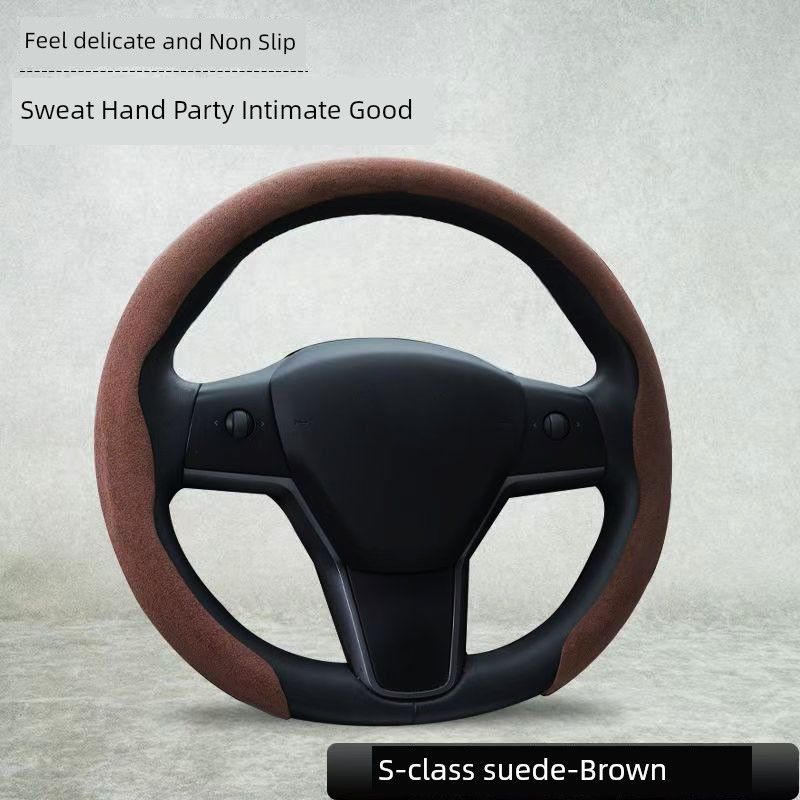 Ultra-Thin, Suitable for All Seasons, Sweat-Absorbent, Non-Slip Handlebar Cover, Clip-On Half-Pack Protective Cover, Suitable for Buick and Honda
