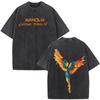 Karol G Viajando Por El Mundo Tropitour  Graphics T Shirt Unisex Women Fashion Cotton Loose Casual Vintage Washed Tshirts Tops