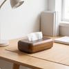 Rectangular Tissue Box Tabletop Wood Decorative for Living Room