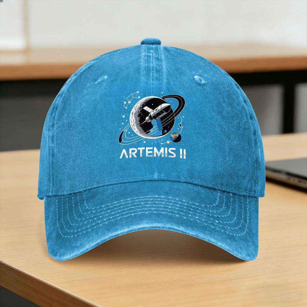 Artemis II Back to the Moon 2026 Sun Baseball Cap Unisex-Teens Design Trucker Hat Spring Classic Sports Wholesale Baseball Caps
