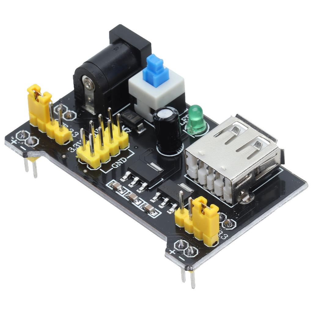 5Pcs Breadboard Power Supply Module 2 Way DC Voltage Regulator Modules for 3.3V/5V