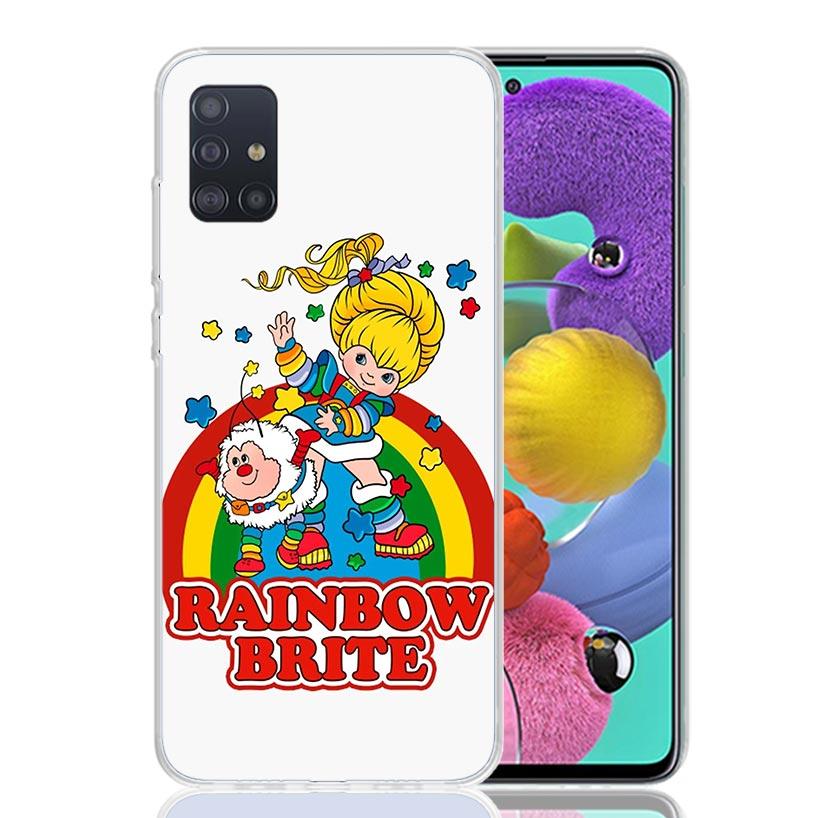 R-Regenbogen Süßes Helles Handyhülle Für Samsung Galaxy A52 A32 A22 A12 A02S A50S A30S A51 A31 AA71 Note 20 Ultra 10 S10 Plus Galaxy