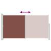 Retractable Side Awning 170*300 cm Brown
